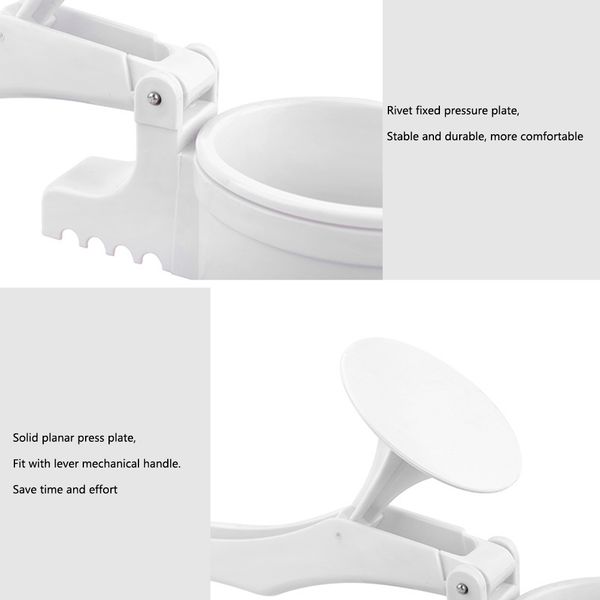 

press type cooking potato masher easy clean abs squeezer home kitchen supplies detachable handheld ricers manual 3 mesh