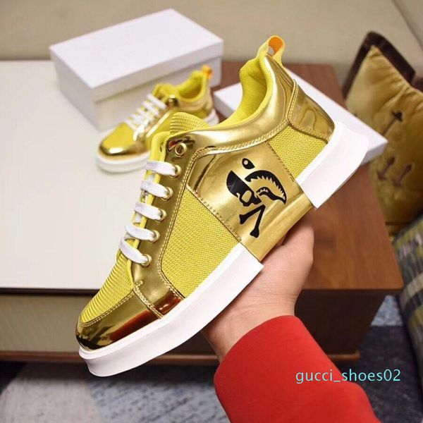 

2019men sneaker platform mens shoes arrive95 stars luxury layer leather of rivet casual men shoes eur38-45 m0803231 g02, Black