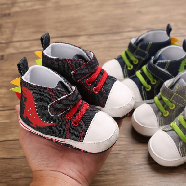 

newborn girls boys first walker anti-slip soft sole canvas shoes infant breathable baby shoes 0-18 months