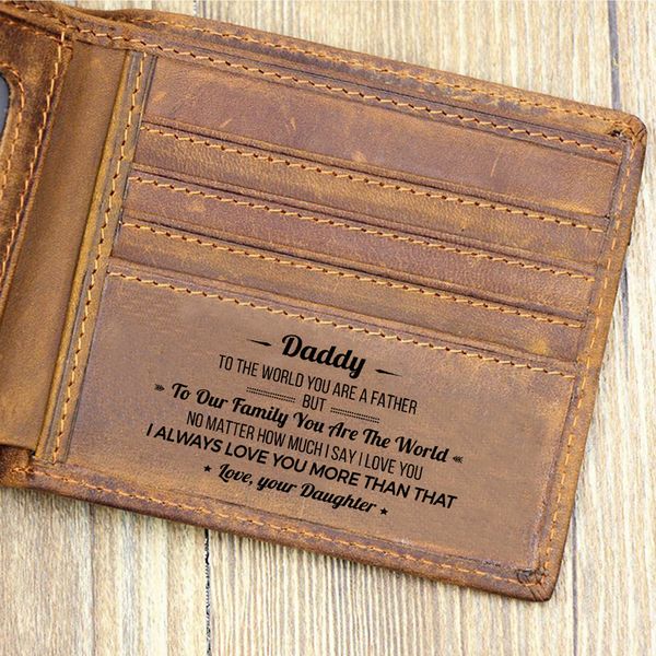 

mens wallet - leather wallet, the perfect mens gift, to my gift, gifts for daddy from daughter son, Red;black