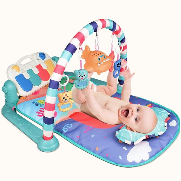 

baby play mat children's rug crawling pad kid developing playmat music infant carpet rattle activity education toys for children