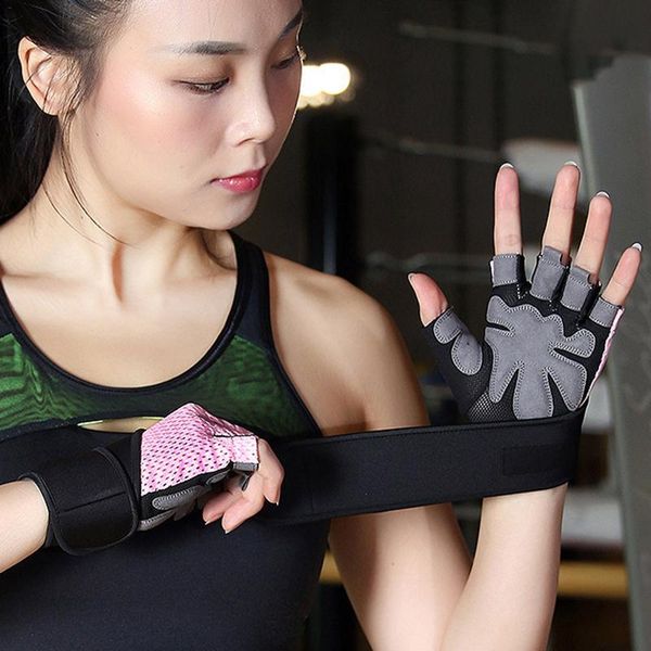 

new women/men training gym gloves body building sport fitness gloves exercise weight lifting men women