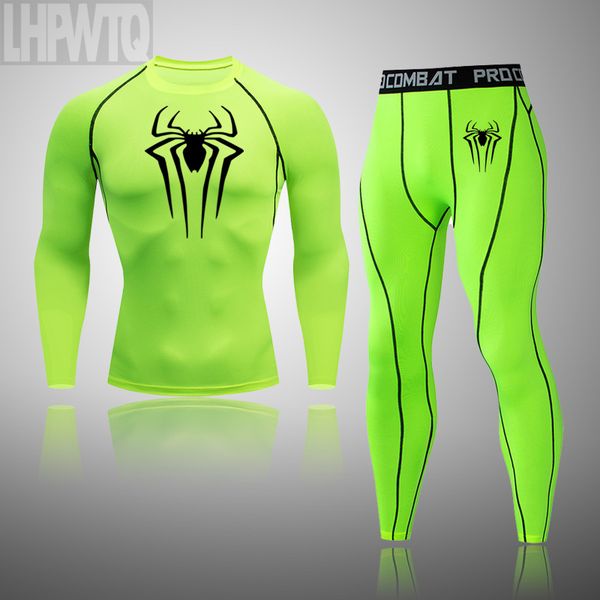 

men's tracksuit gym fitness compression sports suit clothes running jogging sport wear exercise workout tights, Black;blue