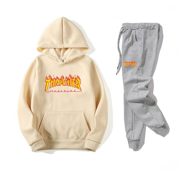 

mens tracksuit luxury long sleeve hoodies+pants designer two piece sets fashion brand outfit suits long sleeve tracksuits for men, Gray