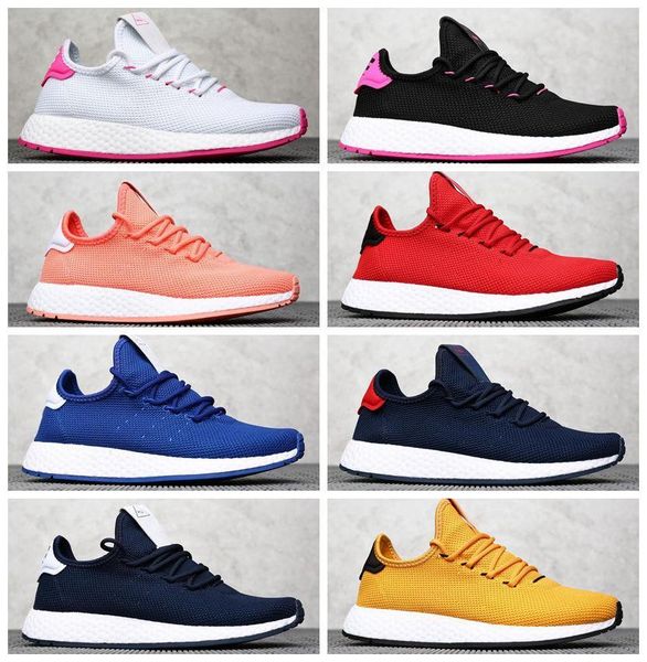 

2019 solar hu tennis v2 popcorn cushioning running shoes women men trainers outdoor walking sports shoes designer sneakers 36-45