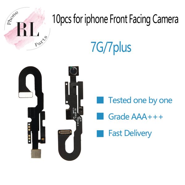 

10pc new for iphone 7 4 7 quot front camera flex cable for iphone 7 plu 5 5 inch light en or proximity face cam