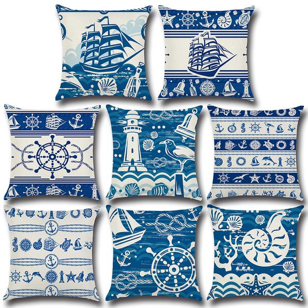 Nautical Chart Pillows