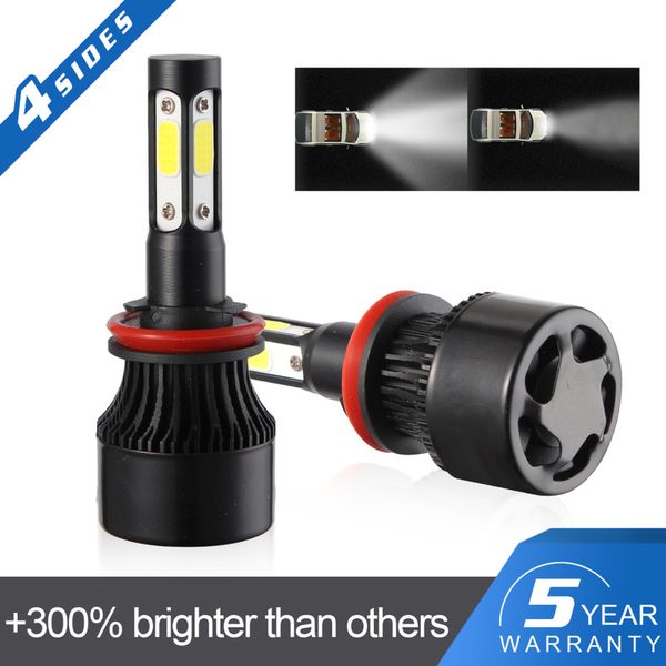 

1 pair led car headlight bulbs h8/9/11 6500k auto headlamp fog light led car headlights light headlight