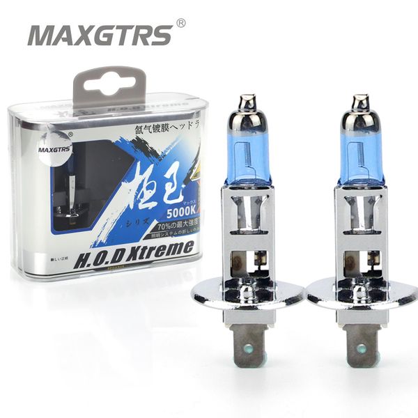 

2x h8 h11 9005 9006 hb4 h1 100w car halogen light headlight hod xtreme fog lamp 5000k dark blue glass replacement bulb