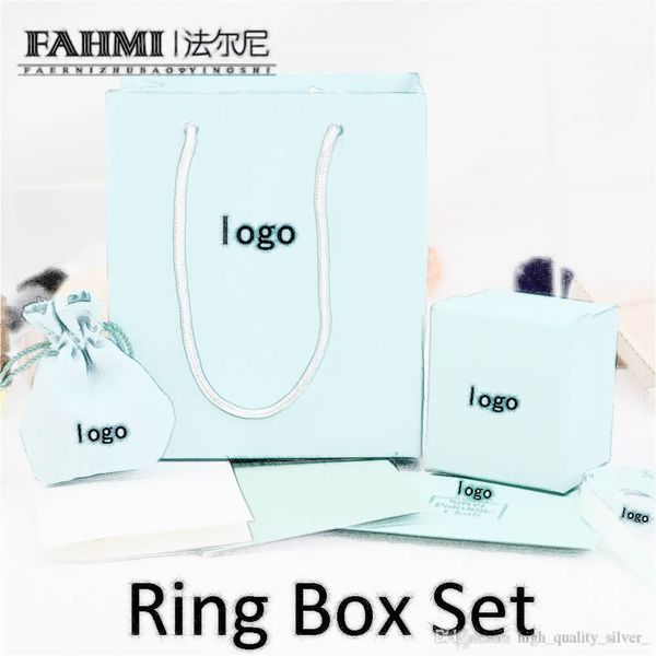 

fahmi charm original classic jewelry exquisite packaging box high-grade ring box set factory wholesale ing, Pink;blue