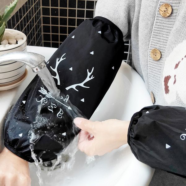 

autumn and winter men's work extended anti-fouling sleeves cute home kitchen waterproof sleeves female elbow sleeves