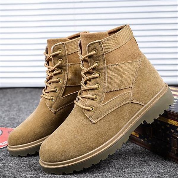 

mhysa 2019 autumn and winter new men's casual canvas boots england men's classic high-flat breathable non-slip boots m358, Black
