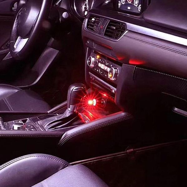 

led красочный свет usb voice control light интеллектуальный сенсорный индукционные украшение автомобиля атмосфера лампы black night light