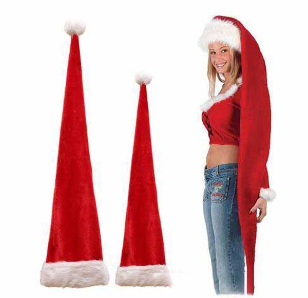 Decorazioni Natalizie Jeans.Acquista Cappello Di Natale Adulti Bambini Lungo Peluche Babbo Natale Cap Nuovo Anno Della Decorazione Del Partito Di Natale A 28 4 Dal Automaticallybe Dhgate Com