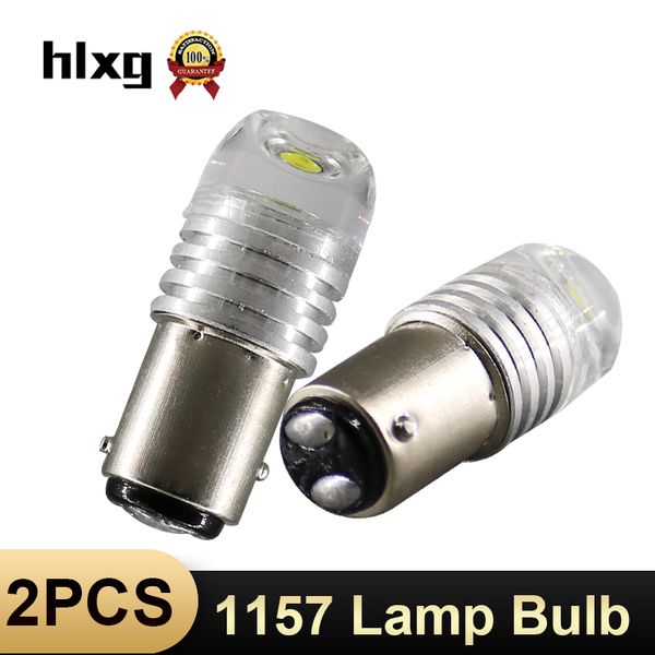 

hlxg 2x 1157 led 7443 bay15d p21/5w t20 auto strobe red white flash light brake dc12 auto tail sblink light lamp bulb
