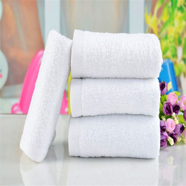 

soft cotton 30 * 65cm portable health l travel white bath towel wholesale #4jy18