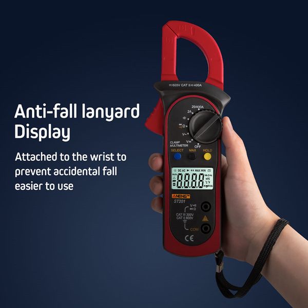 

digital clamp multimeter resistance ohm tester ac dc clamp ammeter transistor testers voltmeter d contact lcr meter new