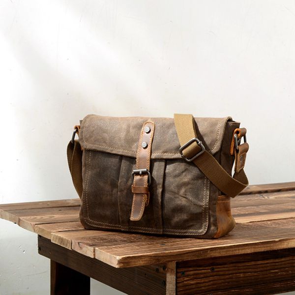 

abdb-crossbody men's shoulder bag waterproof canvas bag men's casual messenger