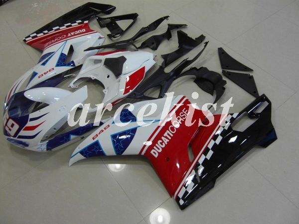

4 gifts new abs injection full fairings kits fit for ducati 848 1098 1198 1198s 2007 2008 2009 2010 2011 2012 body set cool 69