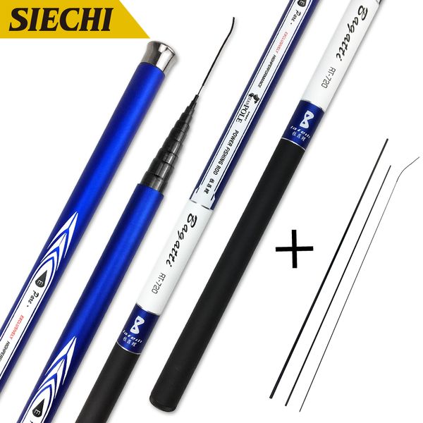 

siechi carbon portable fishing rod3.6m 4.5m 5.4m 6.3m 7.2m stream hand pole carp spinning fishing rod