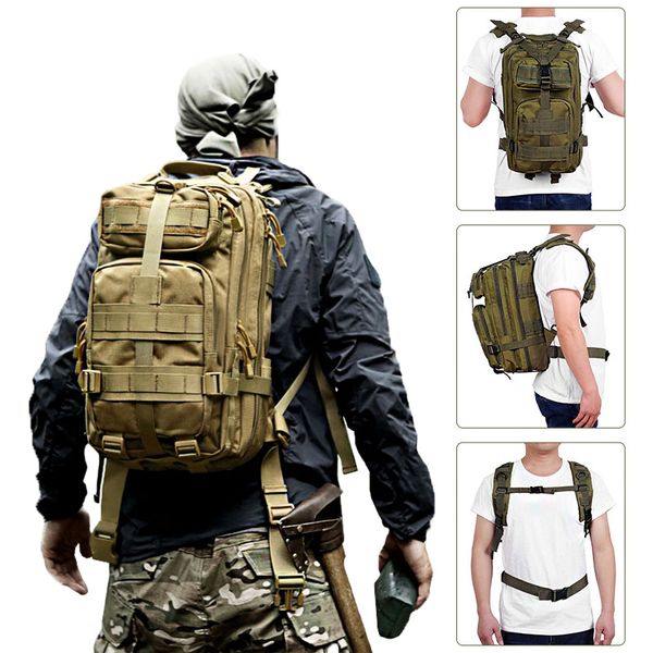 

30l tactical assault backpack army waterproof bug outdoors bag large for outdoor hiking camping hunting rucksack bags