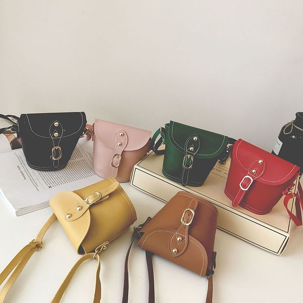 

children's bag women's new style fashion mini bucket bag simple fashion hand korean-style shoulder women's