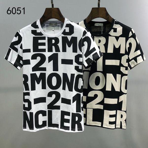 

men designer t shirts summer casual tee mens loose luxury shirt letters print fashion street wear brand tee shirt #g201, White;black