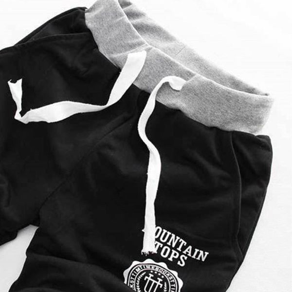 

men shorts pant summer beach loose cotton short man gym fitness knee length breathable cotton pant fashion casual for outdoor, White;black