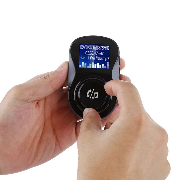 

bc30b car 1.44-inch lcd bluetooth mp3 player fm transmitter with usb charger