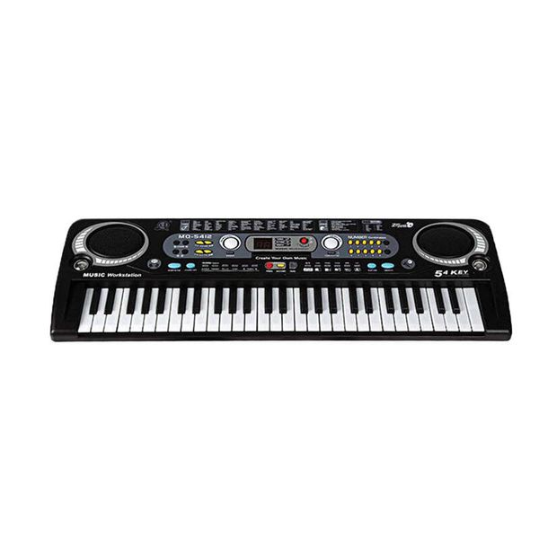 

54 keys digital electronic keyboard & microphone electric led size