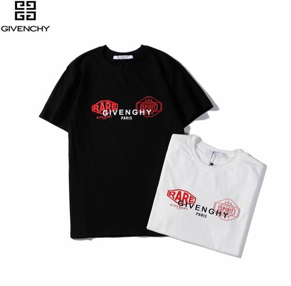 

mens designers shirt summer casual t shirts for men women short sleeve shirt brand clothing letter pattern printed tees crew neck, White