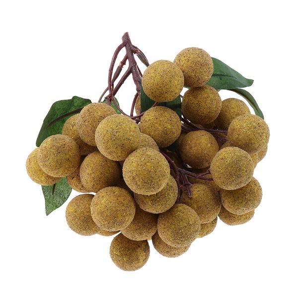 

1pcs artificial fruits model- fake food for kids baby playing and learning -longan