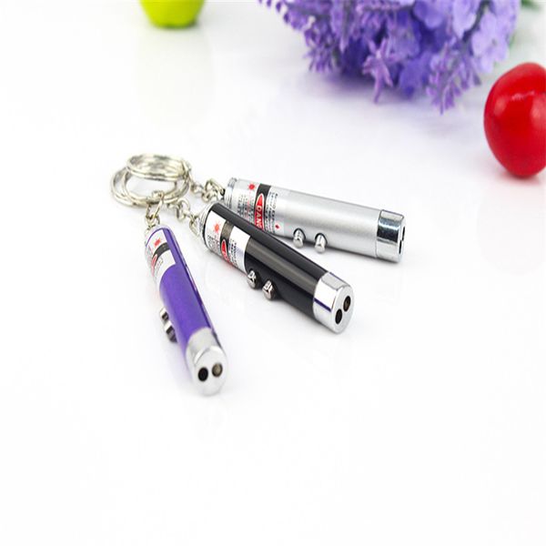 

cat тизер light многофункциональный pet игрушки светодиодные лампы pen pointer 2 в 1 key ring собака домашние продукты брелок 1/2/3/4 pcs
