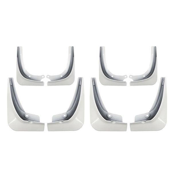 

8pcs car front/rear mud flaps mudguards for tesla model 3 16-19