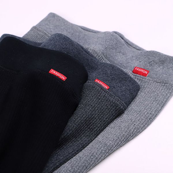 

thicken high waist winter leggings women girls christmas seamless push up leggings tayt legins leggins mujer femme cloth z5c906, Black