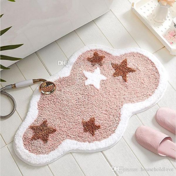 

cartoon children's cute bathroom mat bathroom home absorbent bathroom toilet door anti-slip door mat floor mat soft mats