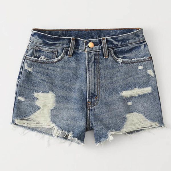 

fashion womens pocket hole woman jeans high waist denim pants female mid waist slim ripped short jeans femininos woman#g4, Blue