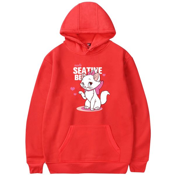 

dropshipping kawaii cat sweet hooded sweatshirts men women pullovers harajuku hip hop streetwear oversize hoodies, Black