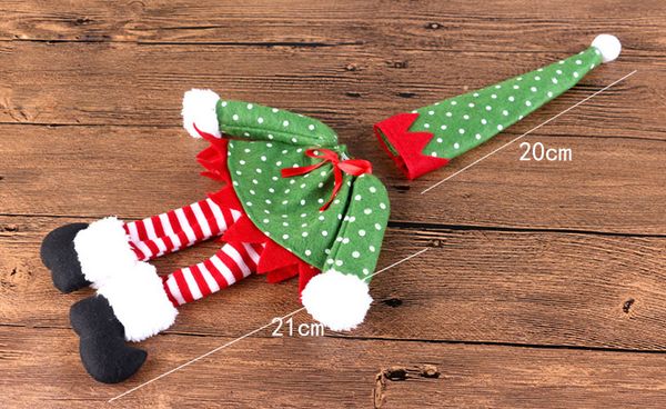 

wine festival set christmas decor bag xmas er 1 cover bottle stripe tree