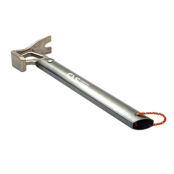 

multifunctional outdoor camping tent hammer stake remover nail puller