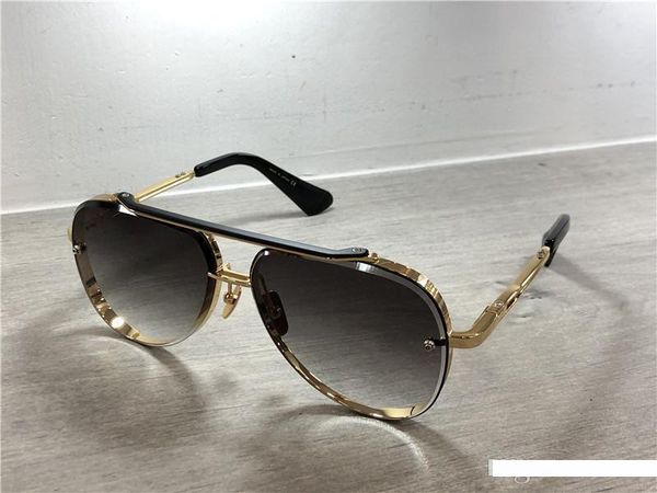 

gold black pilot sunglasses grey blue shaded lens sun glasses mens luxury designer sunglasses shades with box, White;black