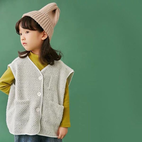 

size 90-120 knitted is slightly different from the picture size 90-120 vest knitted vest is slightly different from the picture, Camo