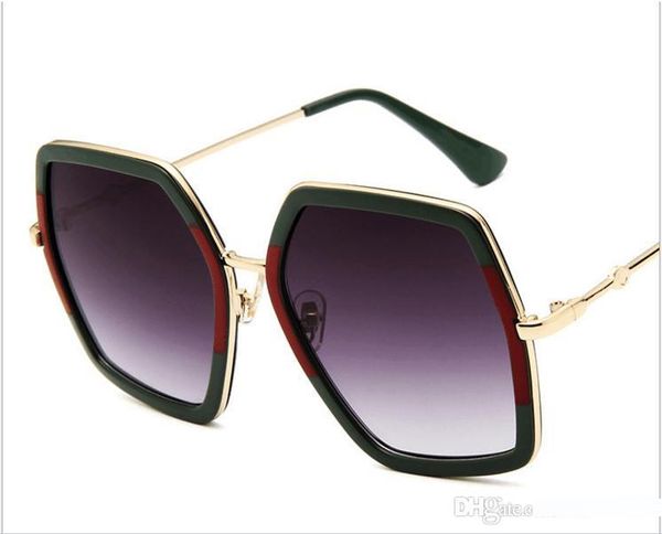 

2018 new style of cat eye sunglasses brand fashionable women retro sunglasses polygonal fashion women sunglasses, White;black