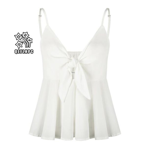 

2019 camisole v collar chiffon shirt summer swimsuit white women clothing womens & tees women's tanks & camis thin