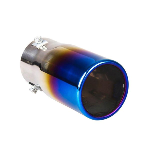 

chrome car stainless steel chrome round exhaust tail muffler tip pipe