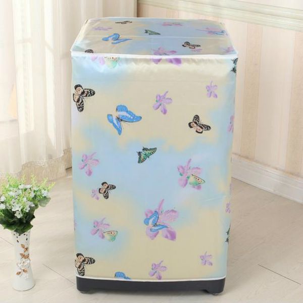 

1pc waterproof case washing machine front loading washing machine pvc dust proof cover protective dust jacket 60*55*85cm
