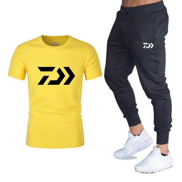 

tracksuit мужчина 2020 мужская одежда спортивная одежда set фитнес лето печать мужчины брюки тенниска мужской костюм 2 шт наборы плюс размер, Gray