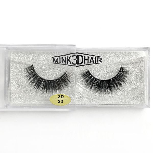 

3d mink lashes hand-made reusable soft mink hair false eyelashes natural long thick full strip lashes 300pairs/lot dhl free