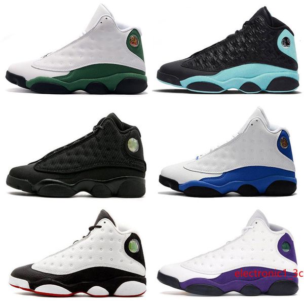 

island green 13s mens basketball shoes 13 phantom hyper royal black cat bred cap and gown men trainers sports sneaker size 7-13