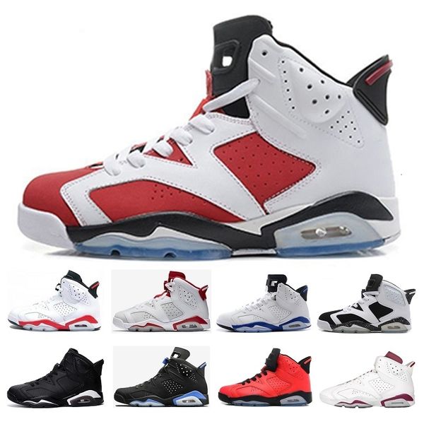

высокое качество 6 6s инфракрасный carmine баскетбол обувь мужчины 6s unc торо hare oreo maroon low chrome sport синие кроссовки размер 8-13